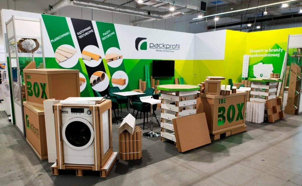 Tekturowe opakowania transportowe na targach