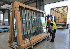 pakowanie okien szklanych